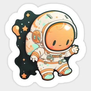 Cute Astronaut Sticker